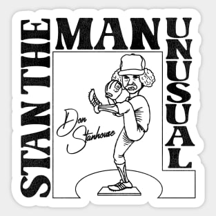 Stan the Man Unusual Sticker